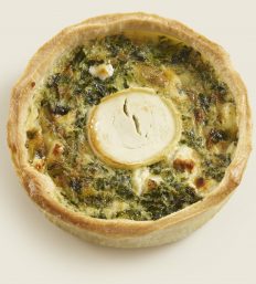 Quiche chèvre épinard