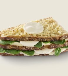 sandwich chèvre épinard